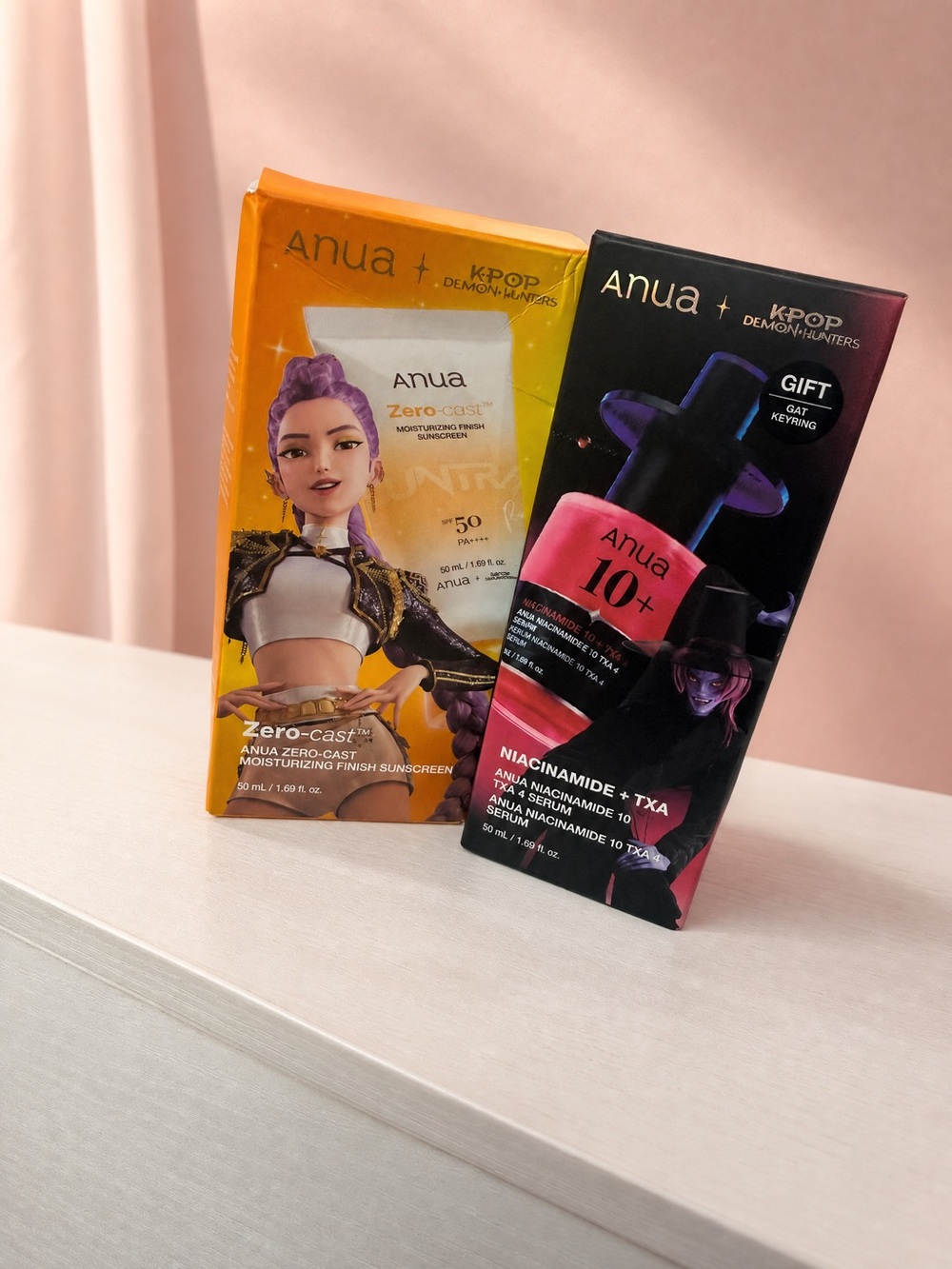 Pink + Yellow K-Pop Limited Edition Niacinamide Serum & Sunscreen Set
